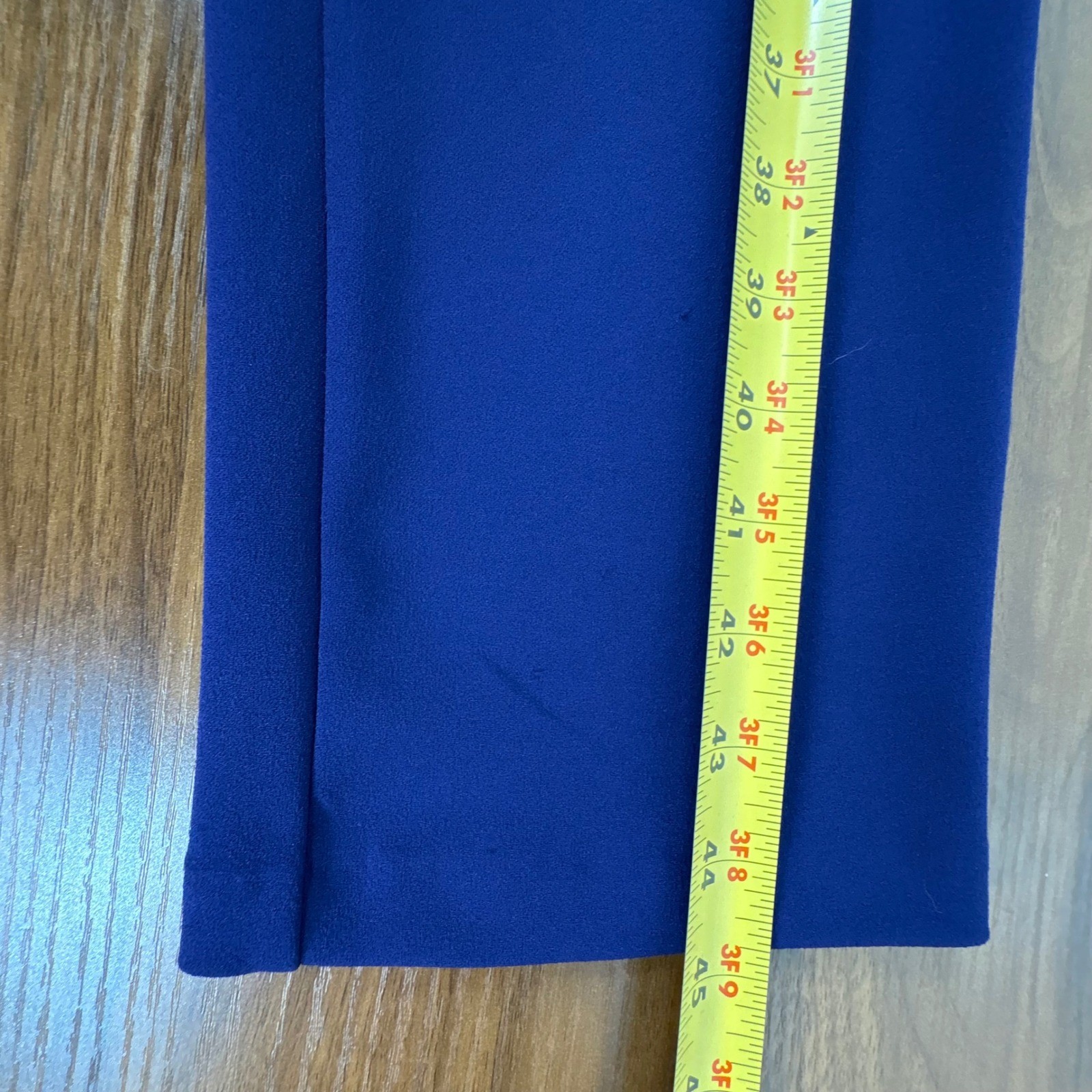 Express Royal Blue Strapless Sweetheart Neckline Jumpsuit Size 2 Pockets Evening