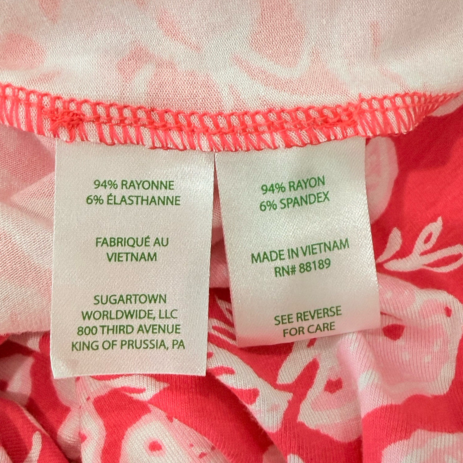 Lilly Pulitzer Extra Small Ibby Skirted Belted Wrap Romper Cane Coral Crab NWT