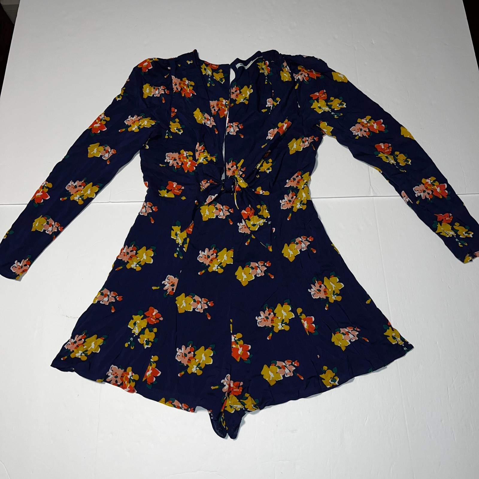 Kimchi Blue long sleeve open back romper size 8