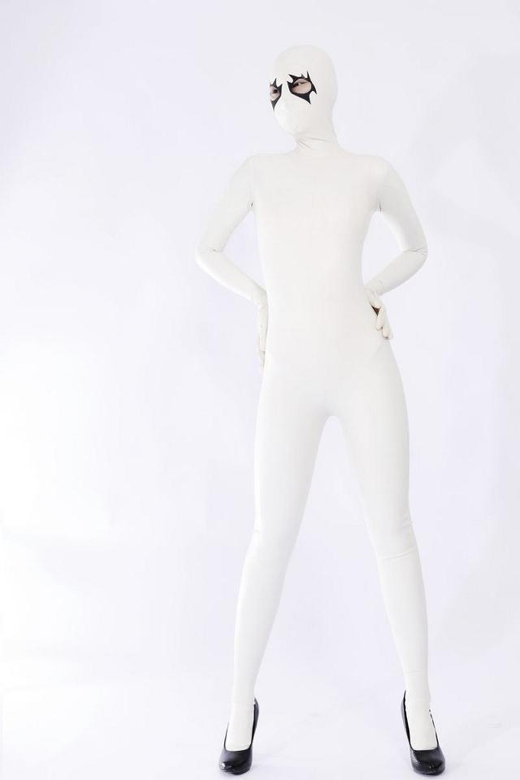 Latex Gummi Rubber Harley Quinn Joker cosplay Catsuit bodysuit customized #522