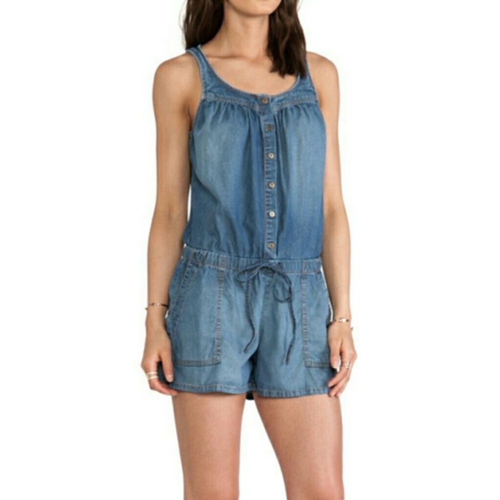 Current/Elliot the Ruby Denim Romper size 1
