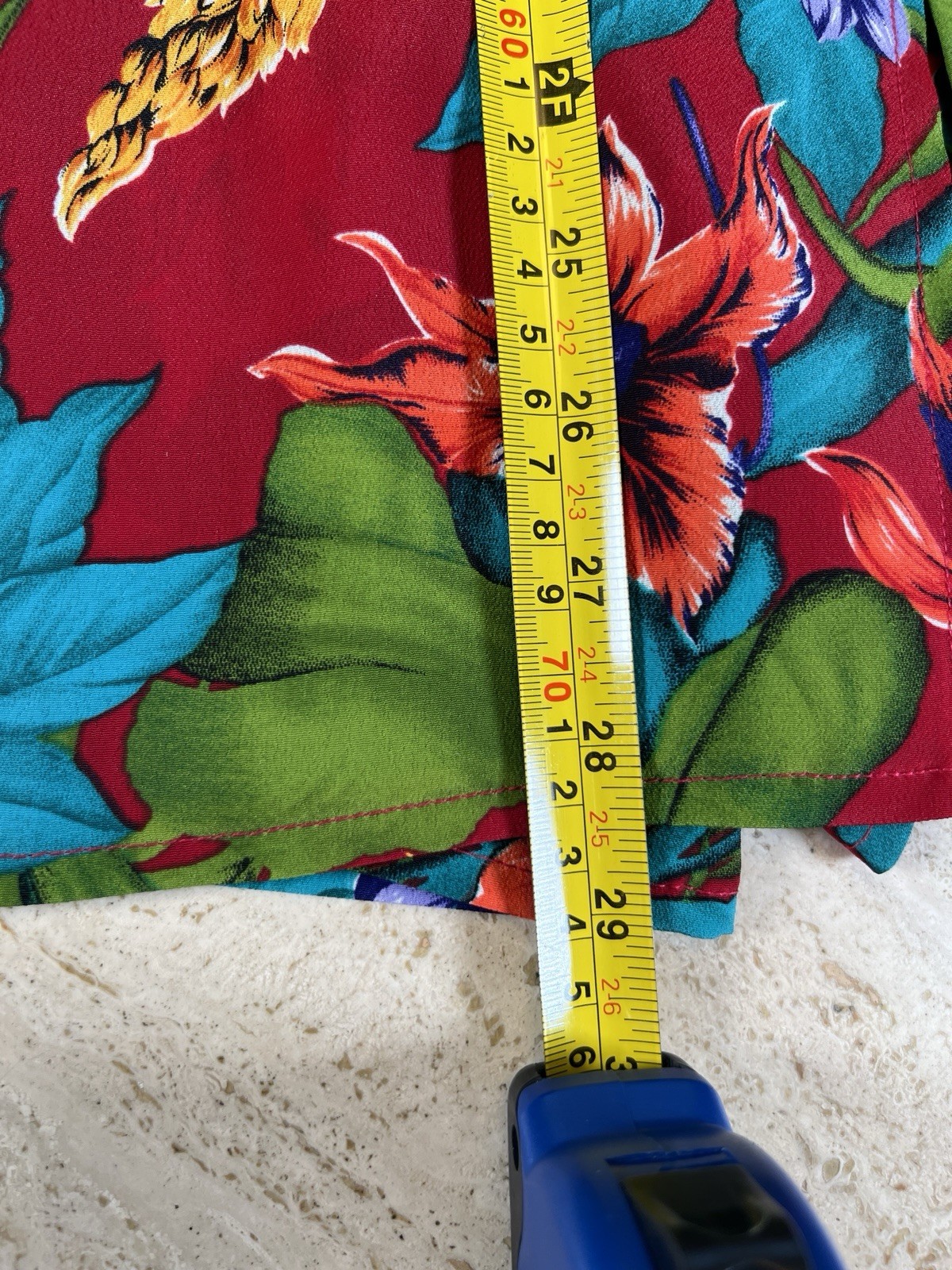 Vintage John Roberts Tropical Floral Romper Back Zip Women’s Size 10 NWT