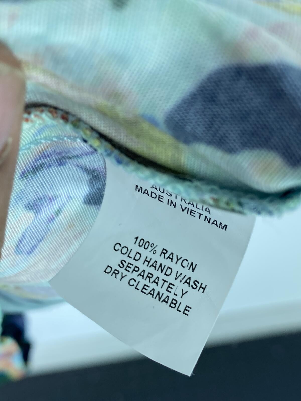 Suboo Green Blue Multi Floral Playsuit Strappy Tie Back Sleeveless UK 8 New