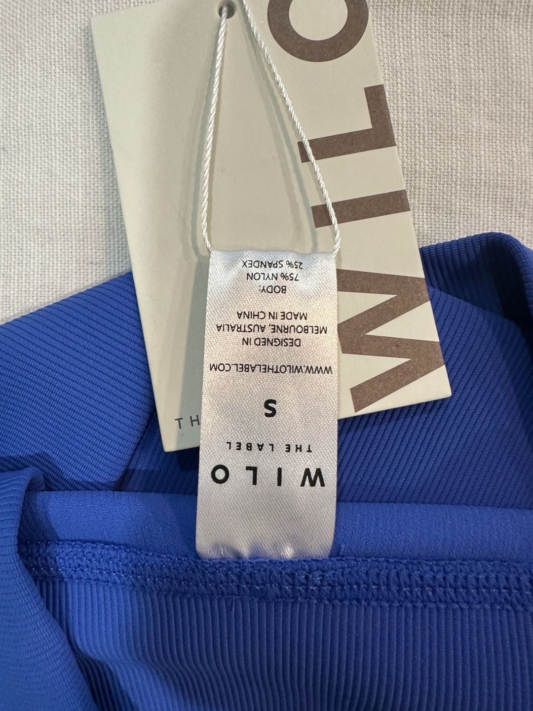 Wilo The Label Ribbed Activewear Set Size S