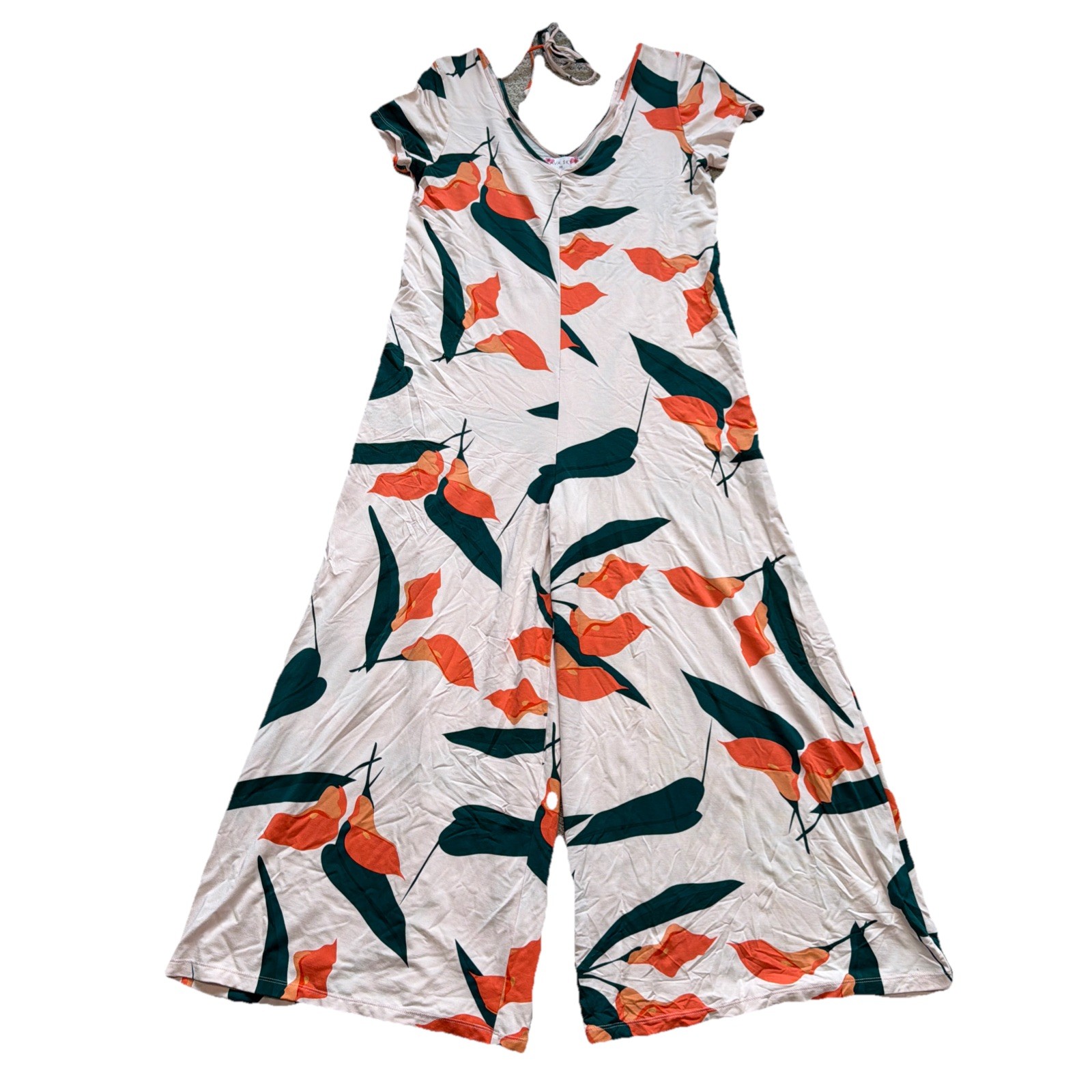 AVA SKY Fighting Eel Short Sleeve Pull-over Jumpsuits/Romper Women – Size XS