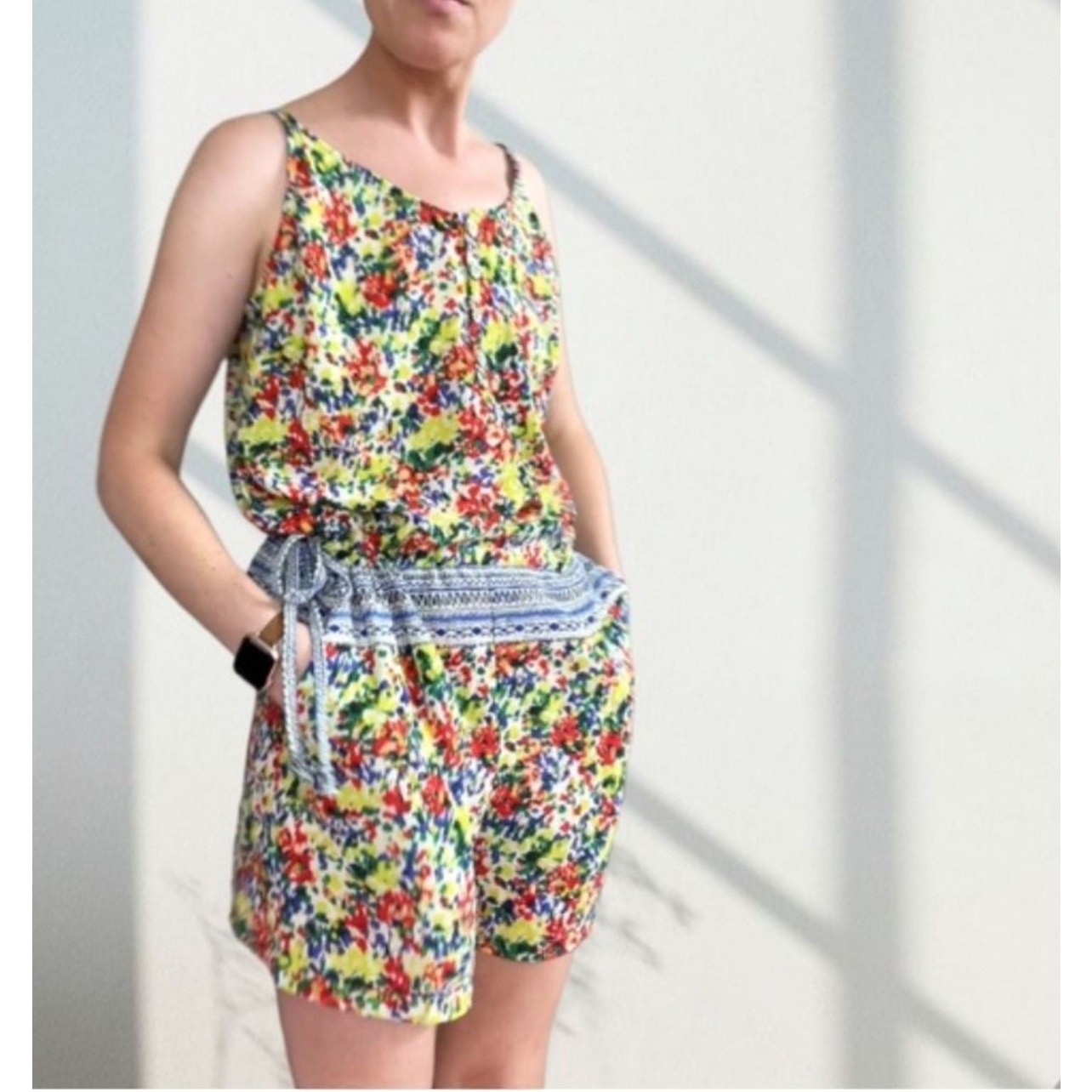Cabi Yatch Cruise Fiesta Rimper Size S Small Multicolor