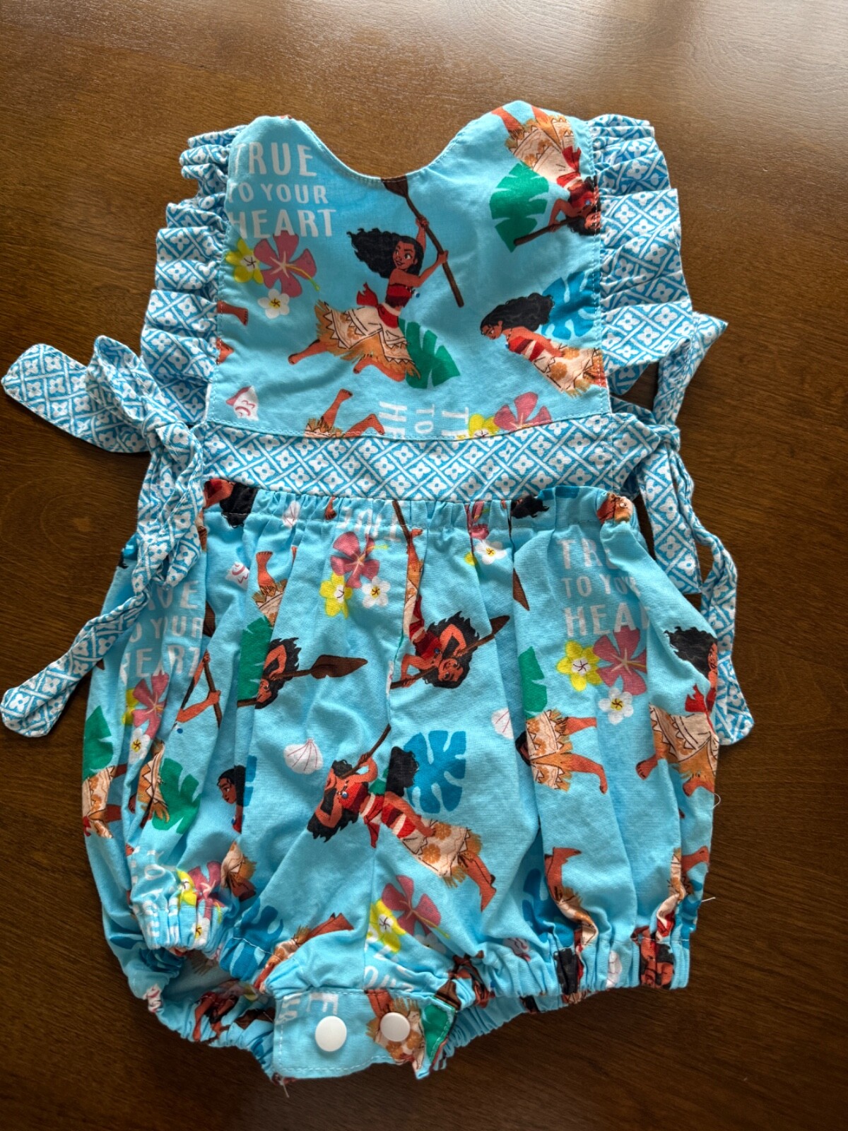 Custom Moana romper 18-24 months