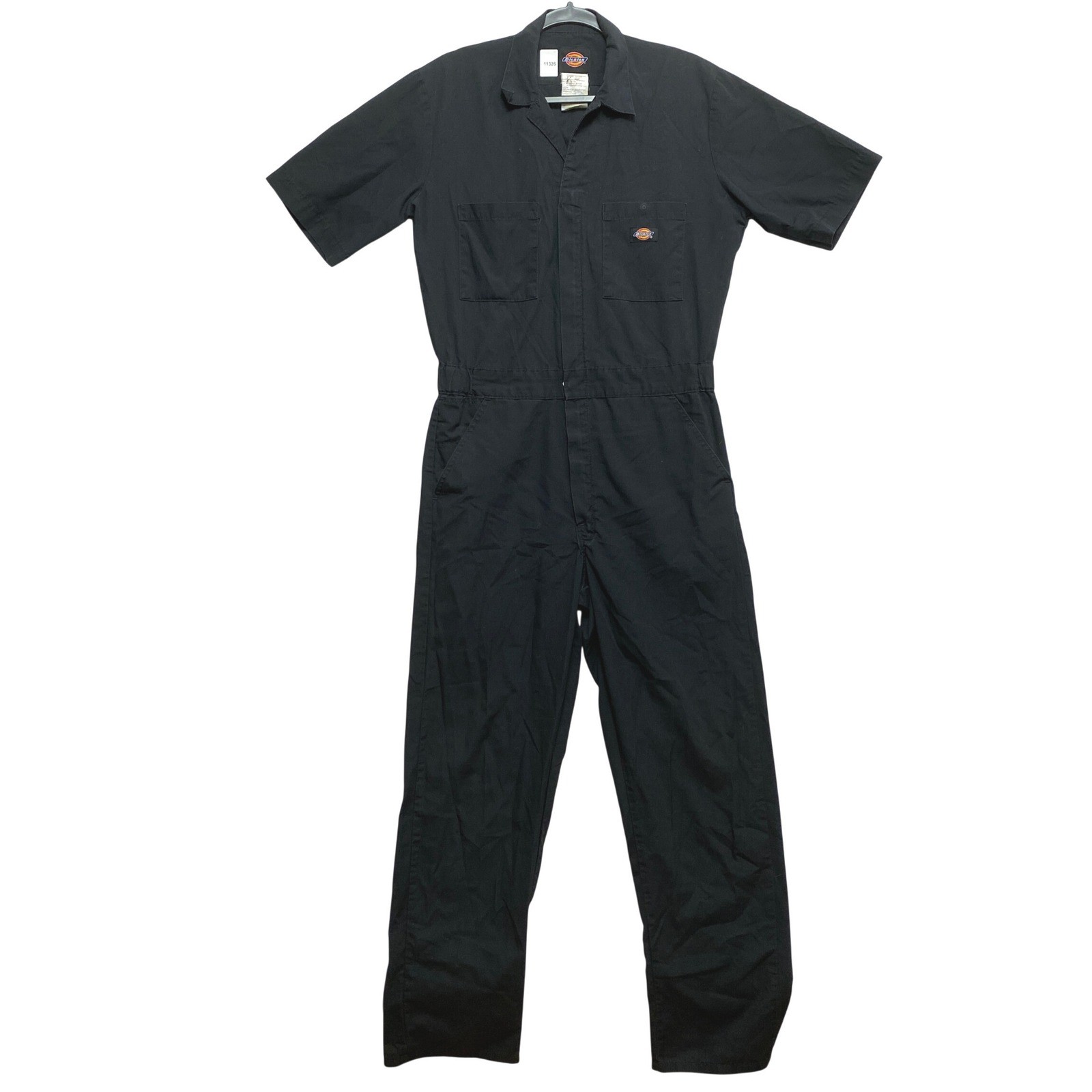 Dickies Coverall Jumpsuit Womens 16 Black Short Sleeve Workwear Utility W4162EG