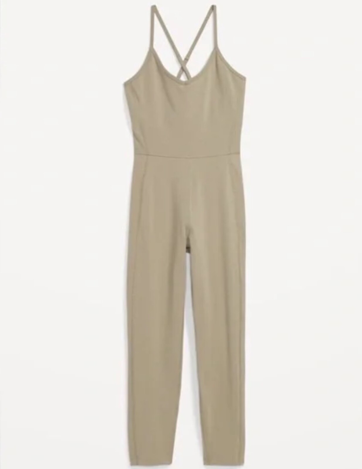 Old Navy PowerChill GoDry Cami Bodysuit 7/8 – NWT Plus SZ 2X Birch Leaf