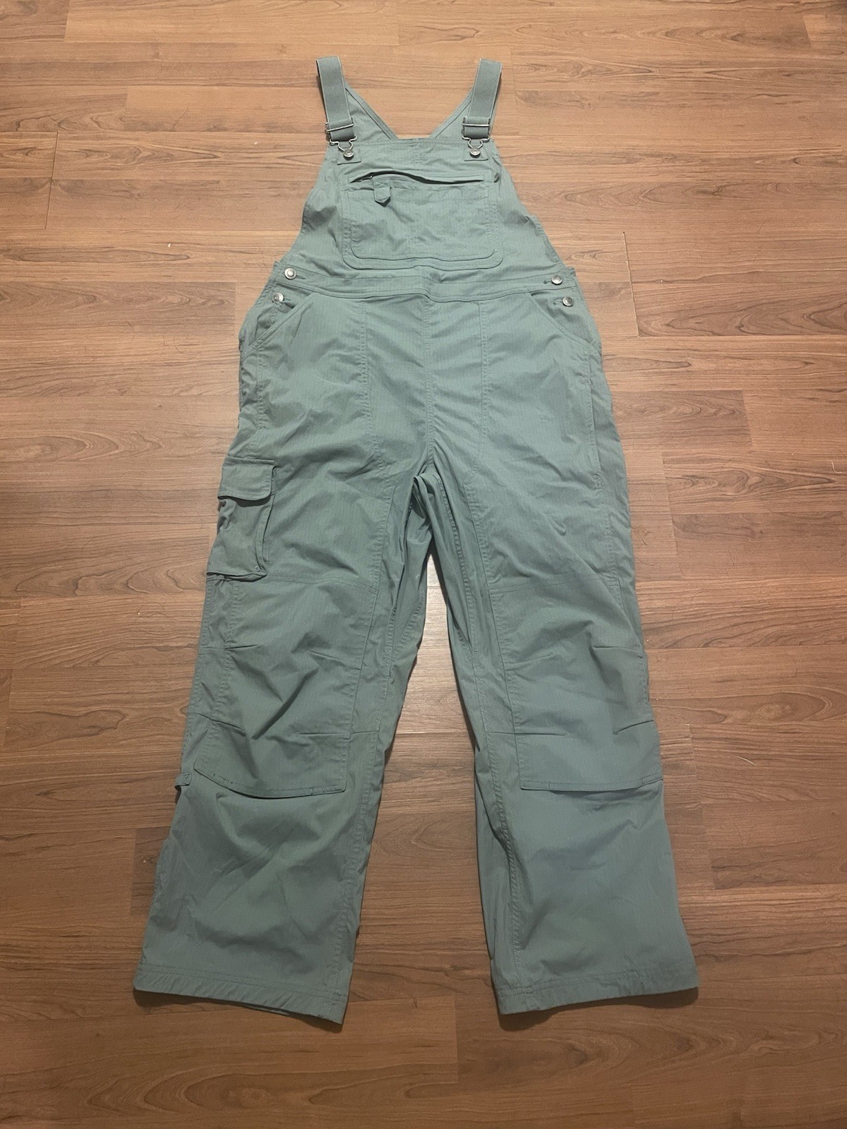 Duluth Trading Co Women’s Heirloom Green Gardening Bib Overalls Size L x 29