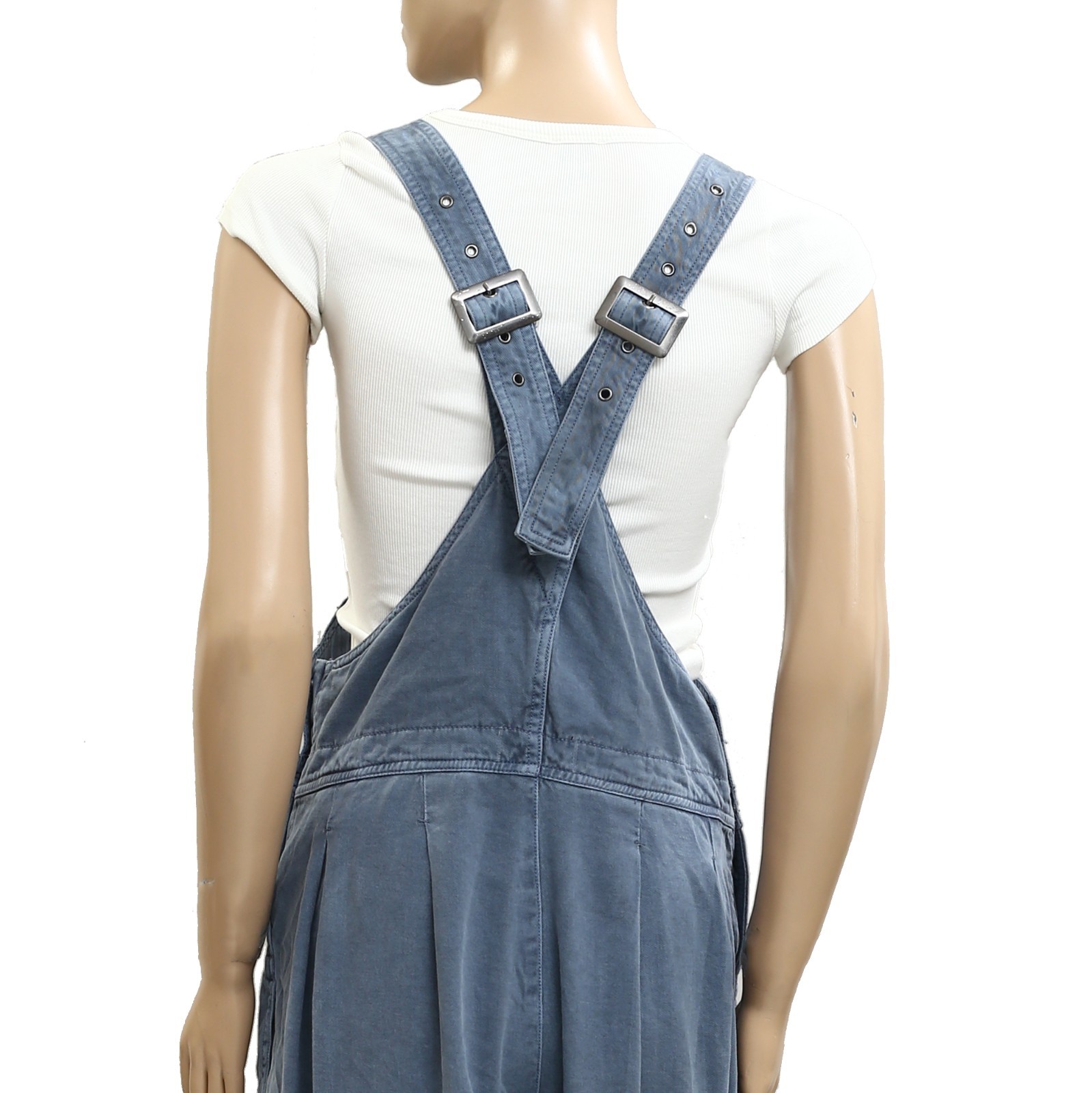 Free People We The Free Felix Tapered Overalls Jumpsuit Dress Pinafore M 288075