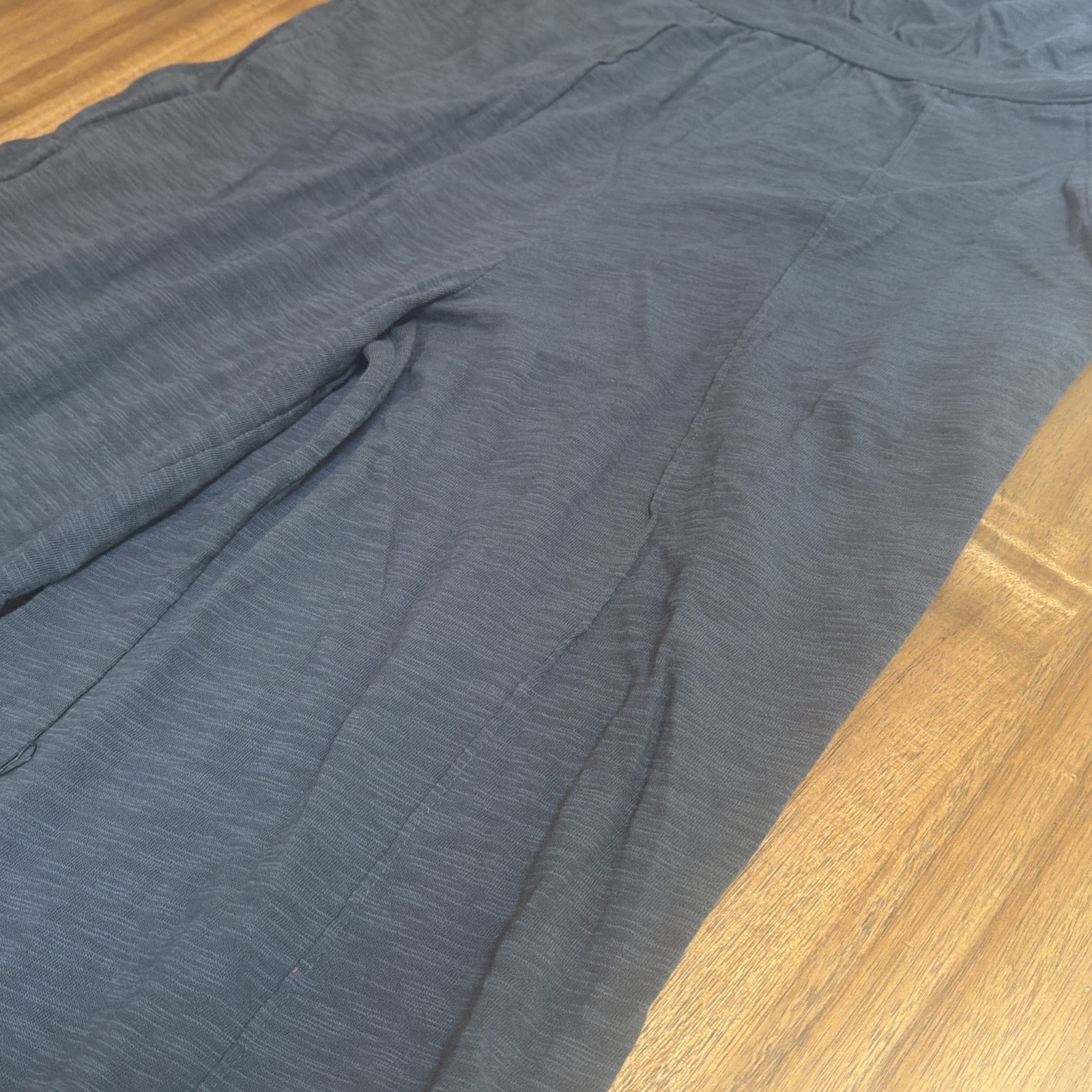 Upwest Charcoal Gray Wide-leg Slub-Knit Jumpsuit Sz Medium NWT