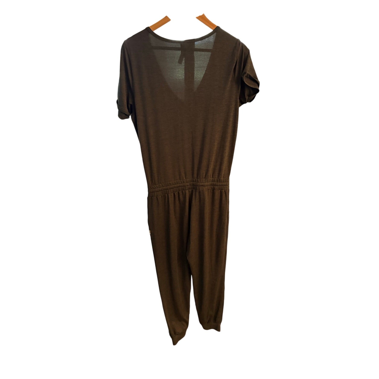 Vuori All Day Jumpsuit in charcoal heather
