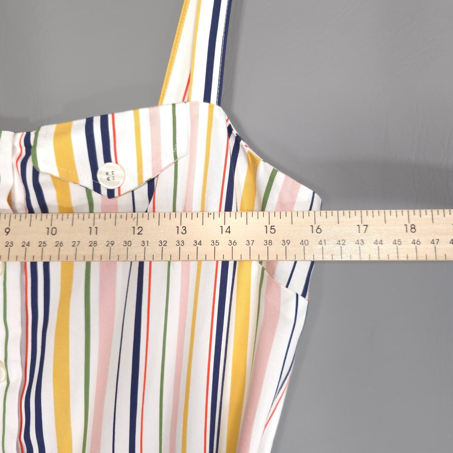 ANTHROPOLOGIE MAEVE New Striped Jumpsuit XS Tall Belted Wide Leg