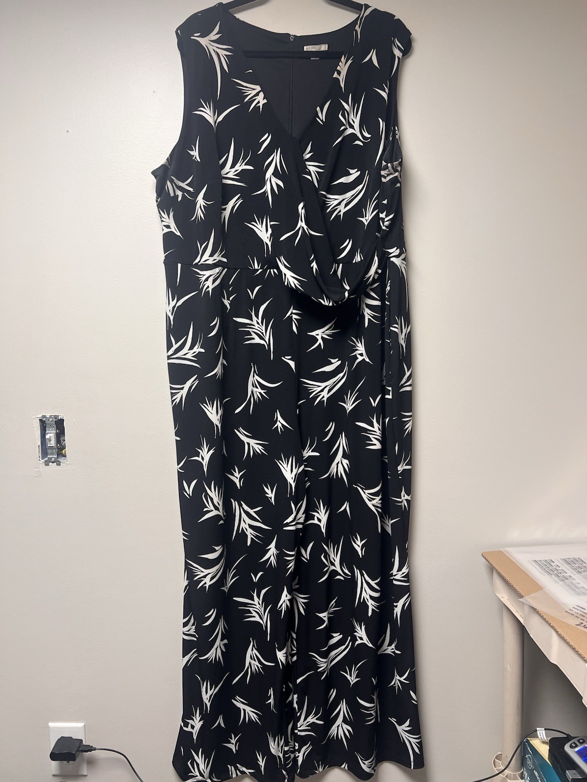 Cato Est. 1946 Women’s Sleeveless Jumpsuit CA4 Black Size 26/28w Coastal