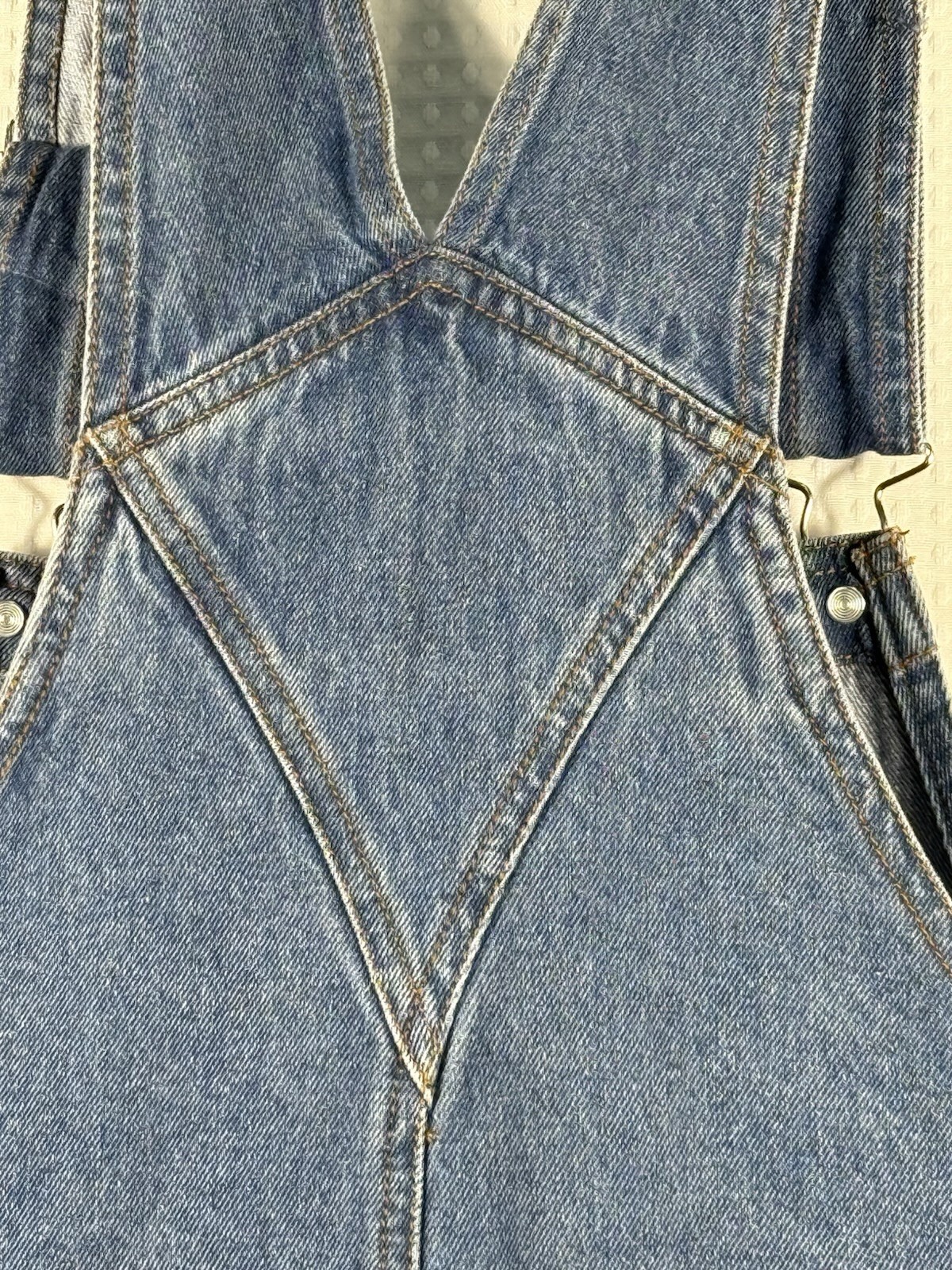 lana roux Los Angeles Size L Overalls Side Button Up Style #Lp7001 RN# 164837