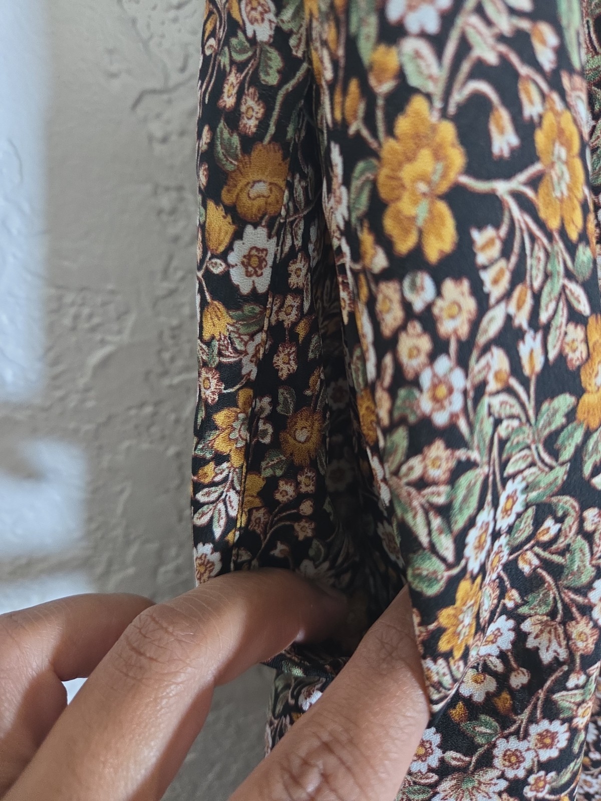 Audrey Parks Francesca’s Floral Ruffle Strap Cinch Jumpsuit Women’s Size XS