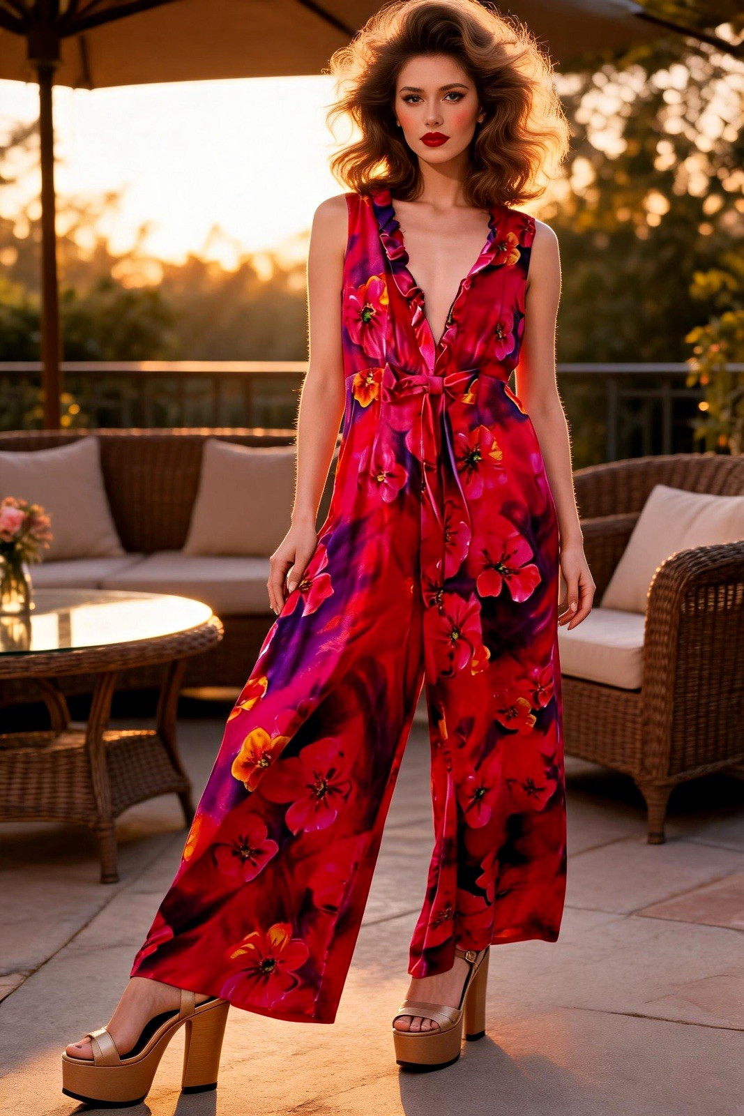 Kimo’s Polynesian Shop Vintage 70s Floral Romper Made in Hawaii