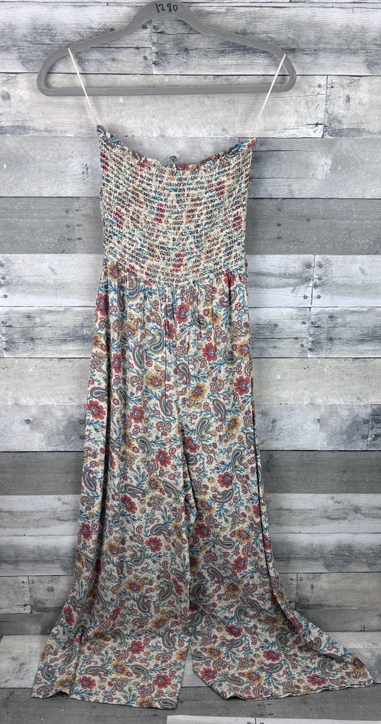 Patrons Of Peace Women’s Small Tube Wide Leg Jumpsuit