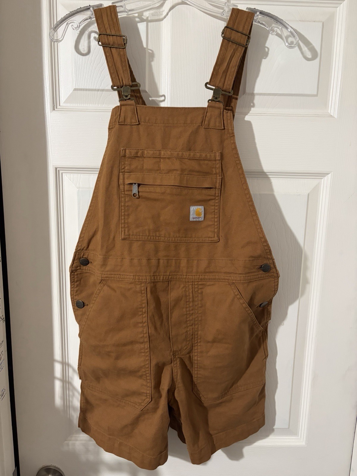 Carhartt Womens Canvas Shortalls Romper Sz XS BS5268-W