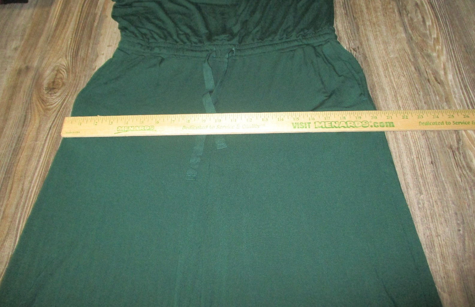 Amazon Essentials Women Sleeveless Scoopneck Wide-Leg Jumpsuit Sz Large Green