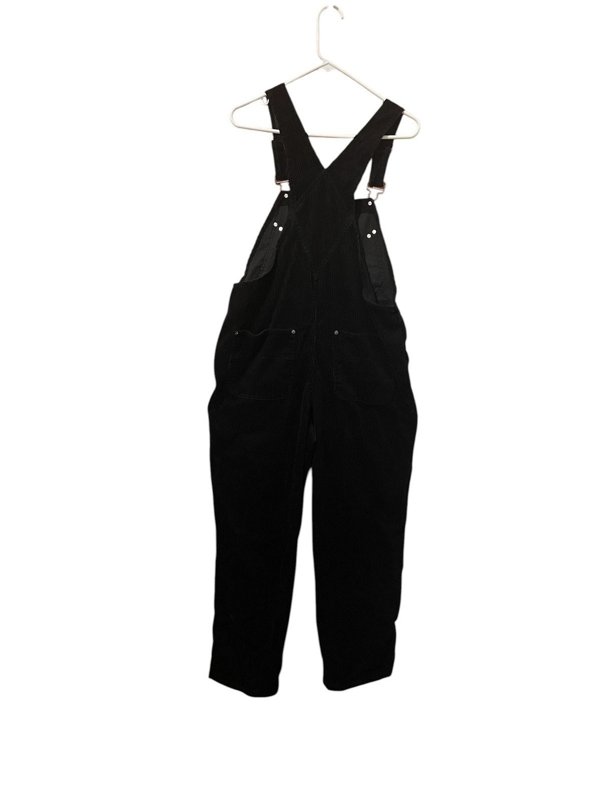 VTG Looney Tunes Skater Overalls Black Corduroy Scooby Doo Taz 90’s Women’s M/L