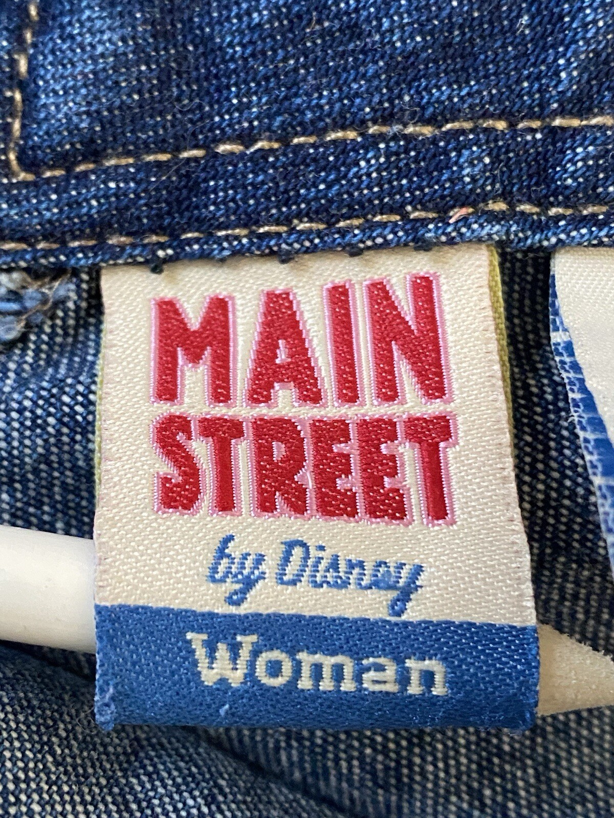 Vtg y2k Main Street Disney Champs 1968 22w/24w short overalls denim tigger pooh
