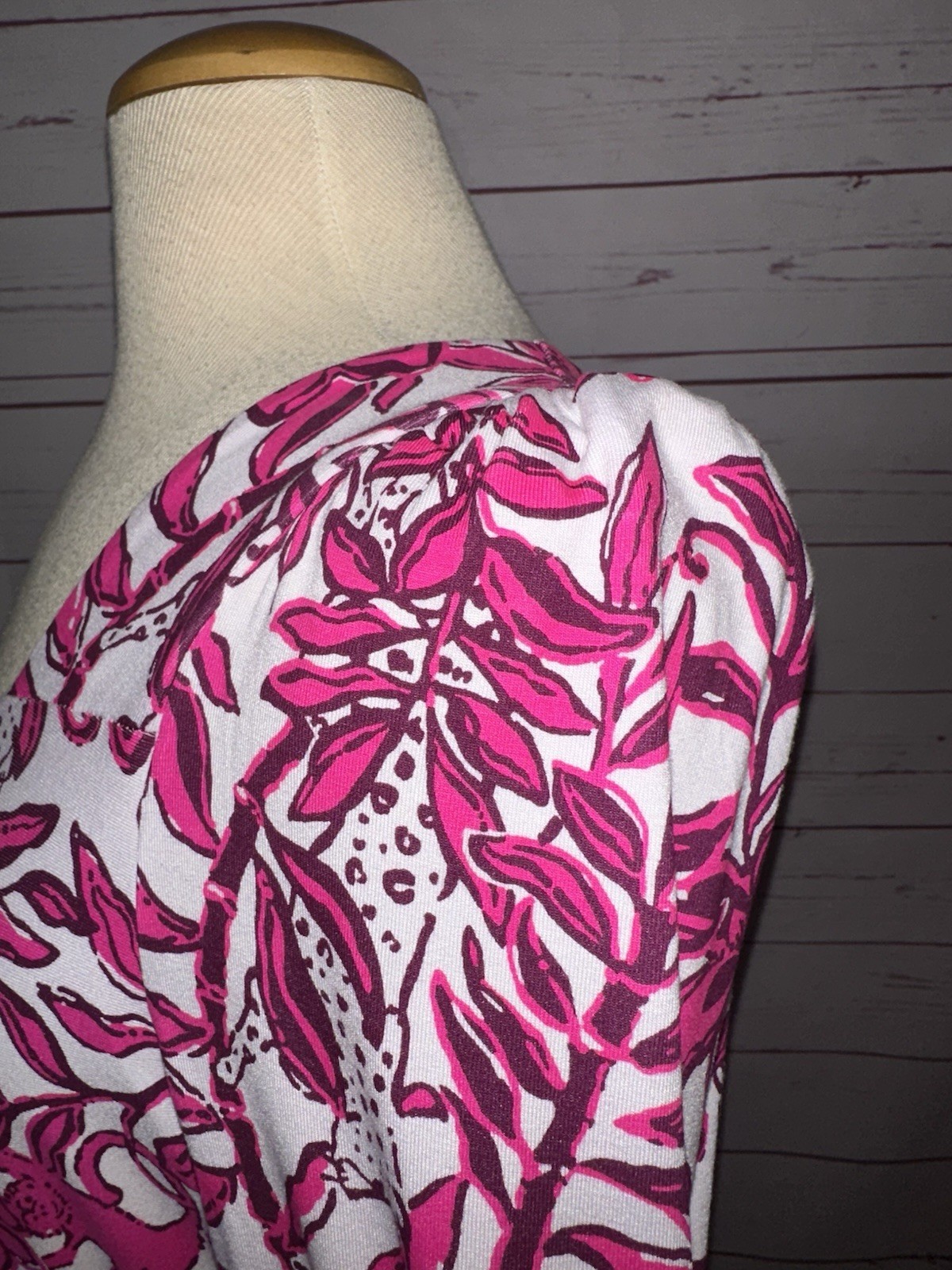 LILLY PULITZER Size L Anne Skirted Romper Elderflower Blossom Lil Escape NWT