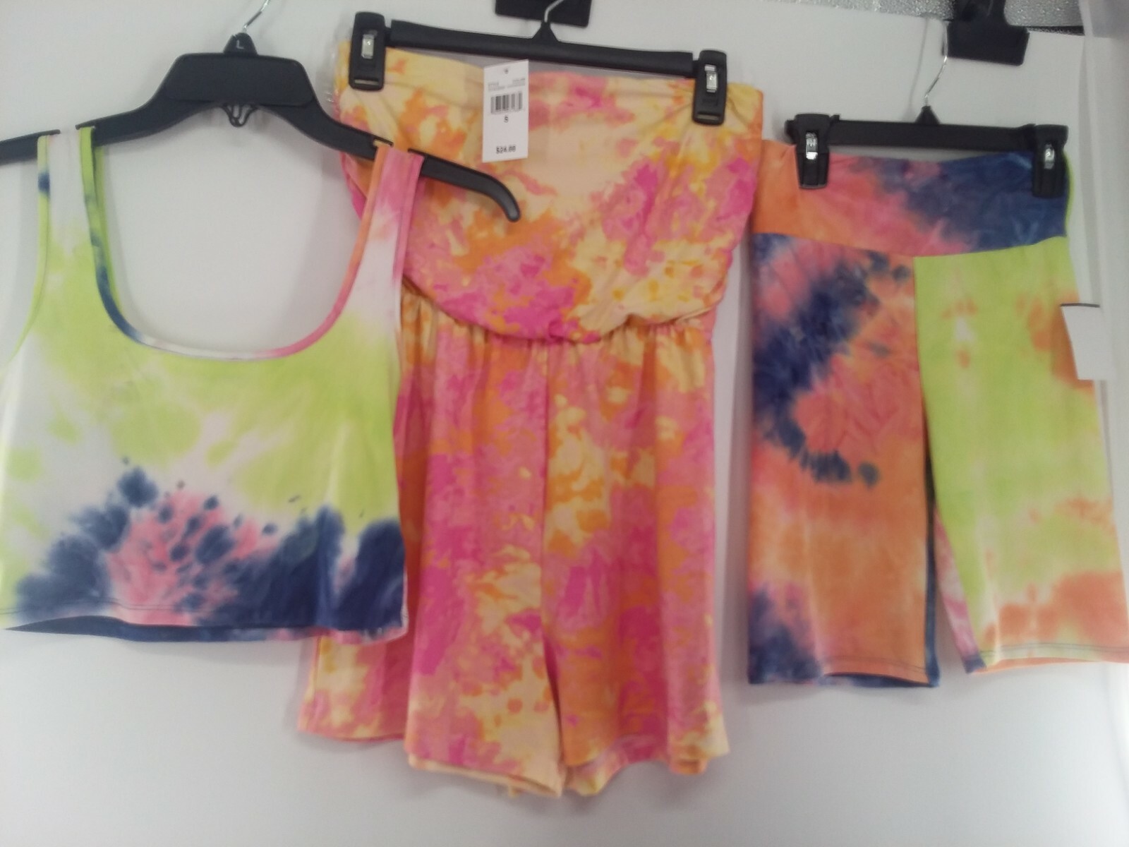 Derek Heart & Full Circle Trends with Love Short Set & Romper Size Small Jr.