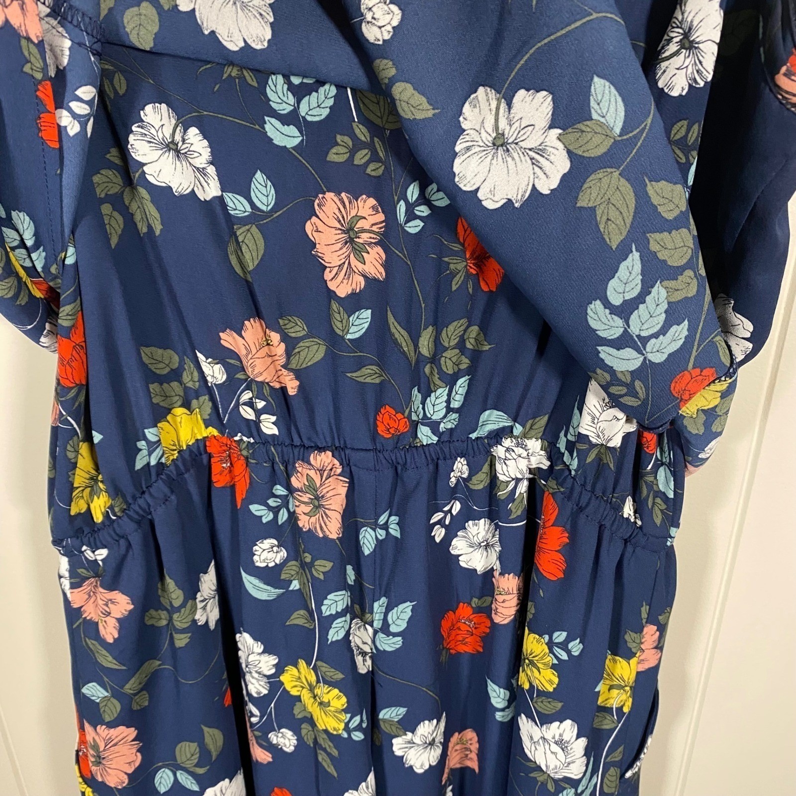 JACK by BB Dakota Floral Print Tie Front Sleeveless Jumpsuit – Size M
