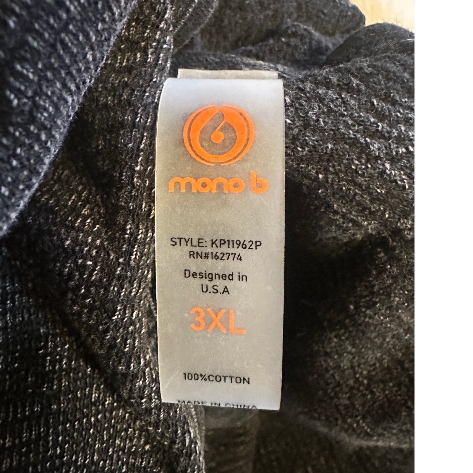 NWT Mono B Women 3XL Hooded Romper Gray Mineral Wash Cotton Boho Slouchy