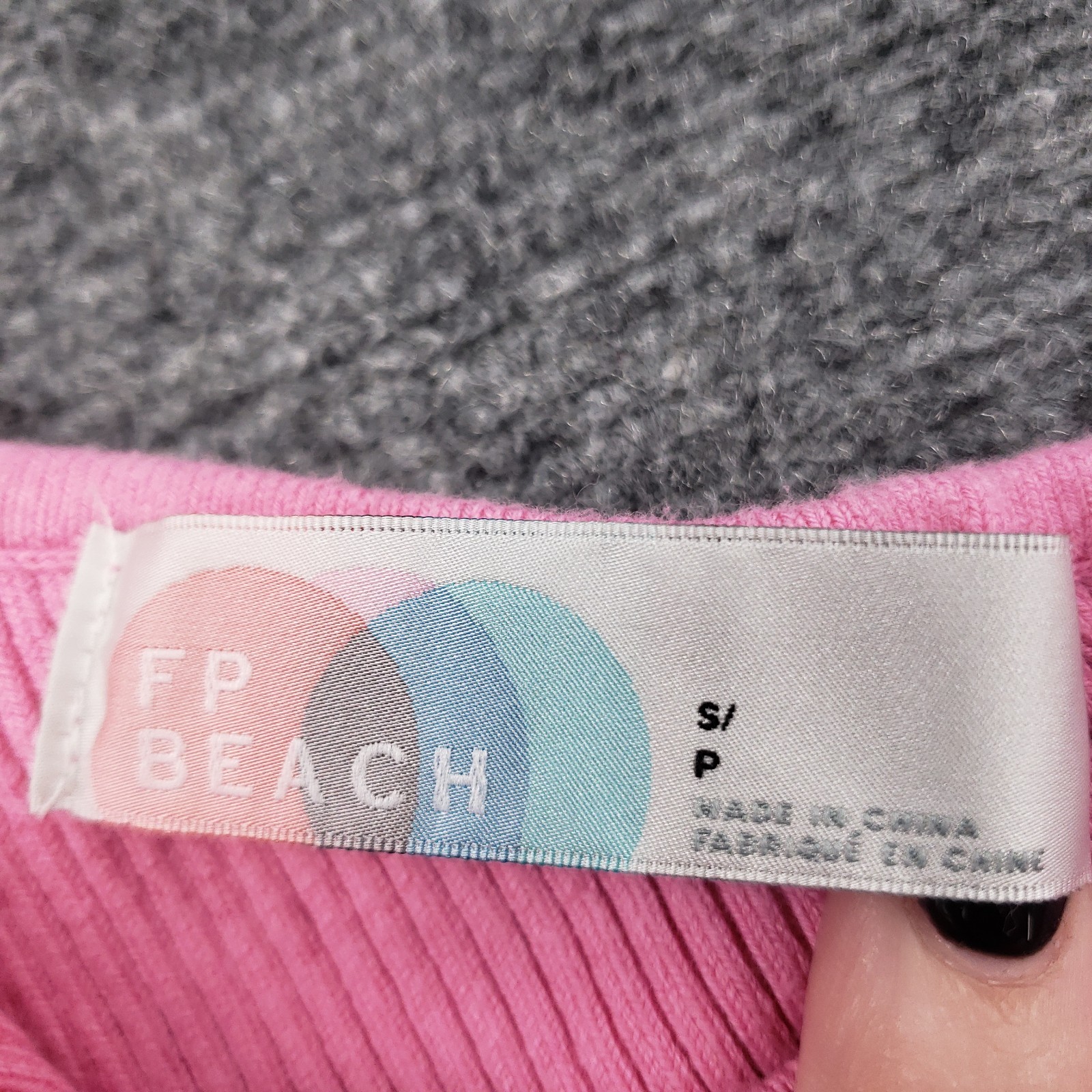 Free People Beach Jumpsuit Women Small Pink Waverly One Shoulder Sweater Wideleg