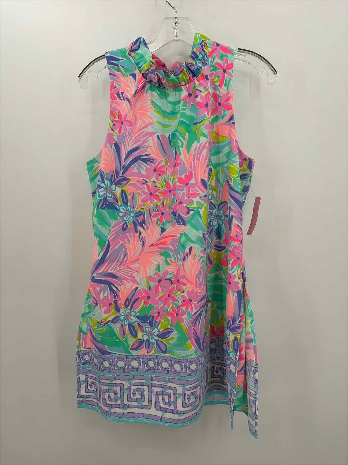 Pre-Owned Lilly Pulitzer Purple Size 4 Sleeveless Romper