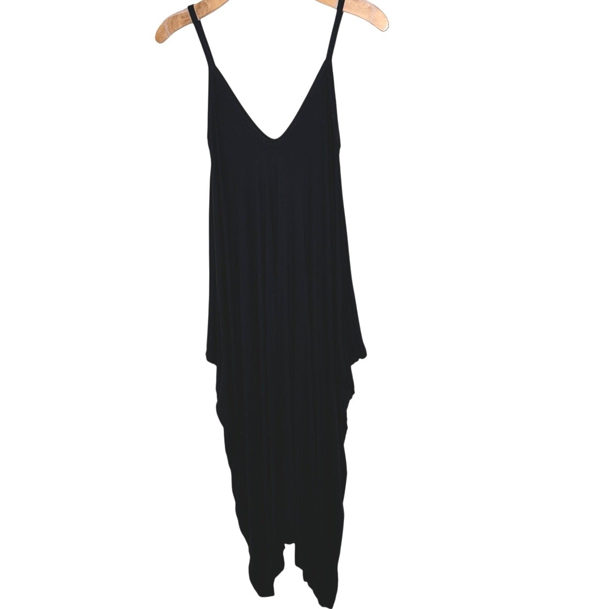 Black Jumpsuit Harem Black Made in Italy lagen look