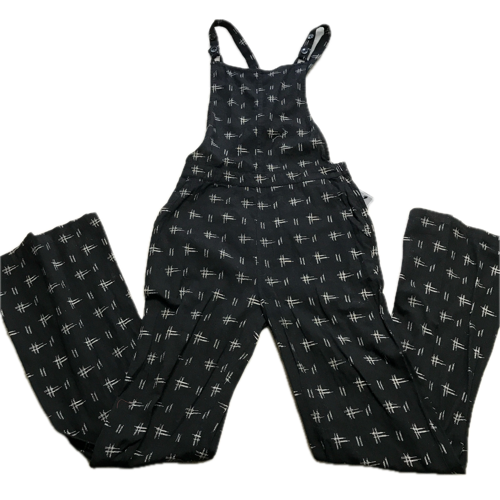 Volcom Travel High Romper Pants Sz XS Racer-Back Snap Crotch Pockets NWT