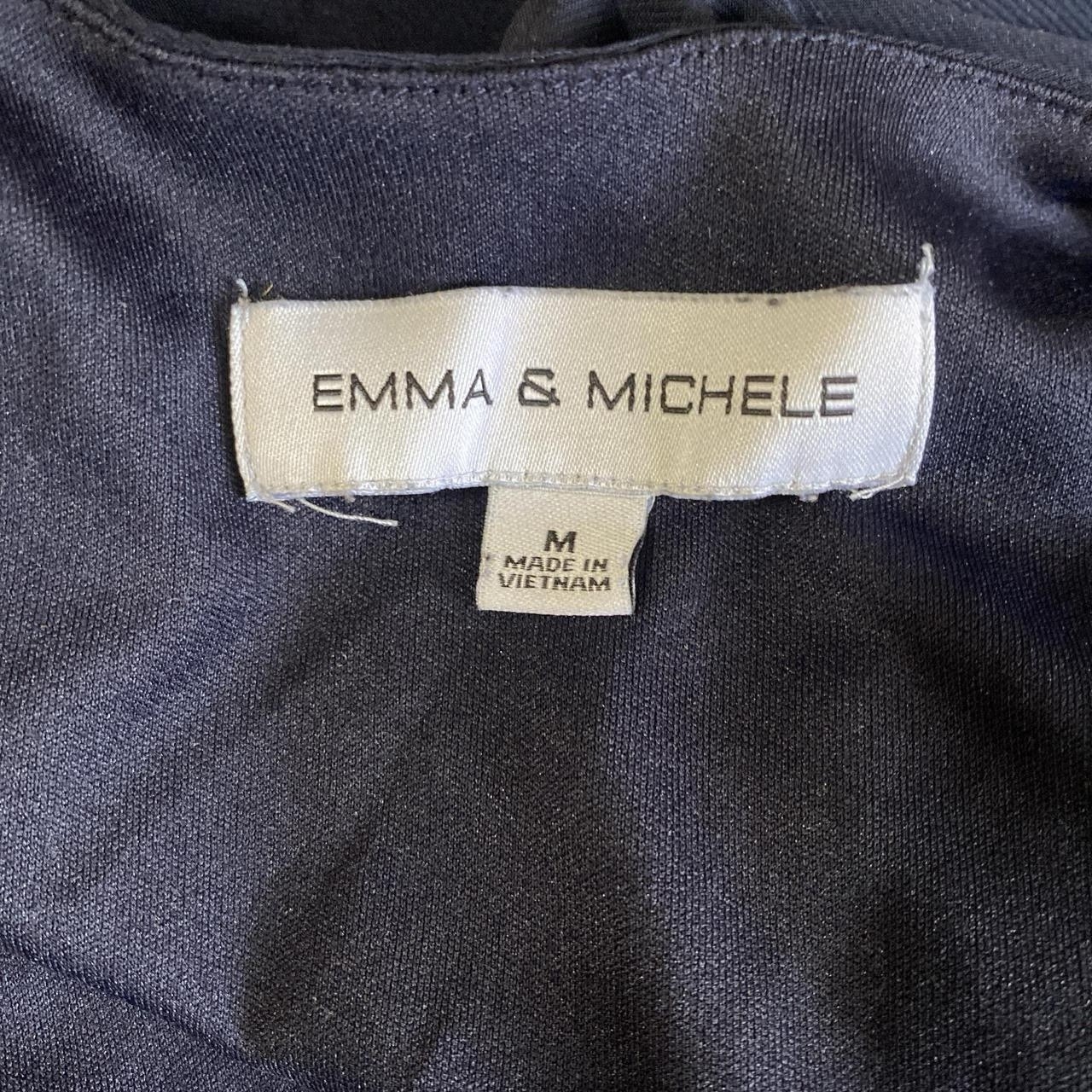 Emma & Michele Navy Blue Sleeveless Jumpsuit Pants Romper Medium