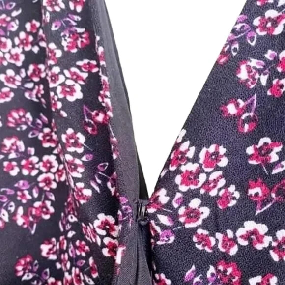 Jack By BB Dakota Ditsy Floral Maxi Wrap Jumpsuit Women’s Cropped Size 4 New