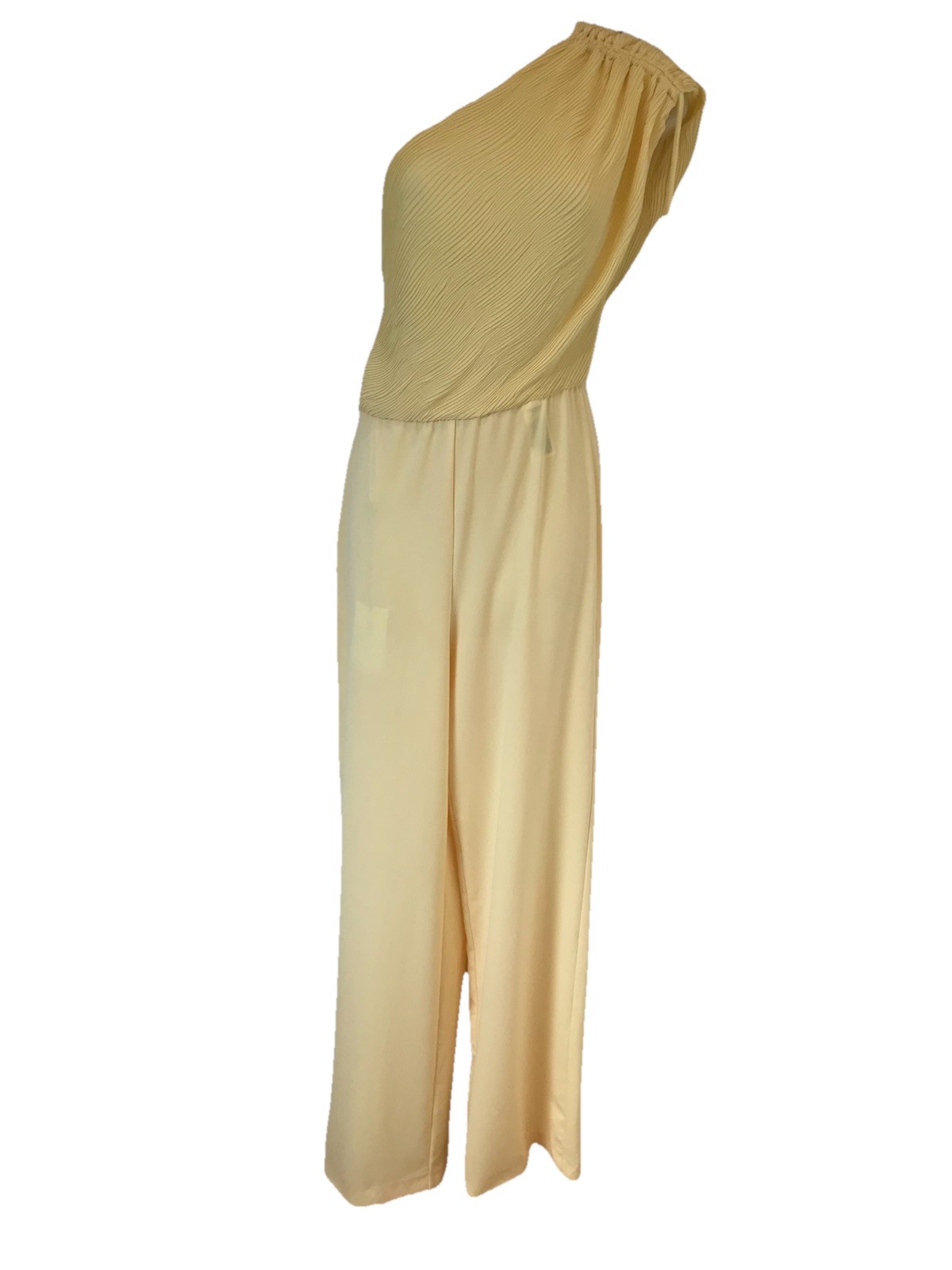 Patrizia Pepe One shoulder jumpsuit IT 42 UK 10 BNWT Yellow