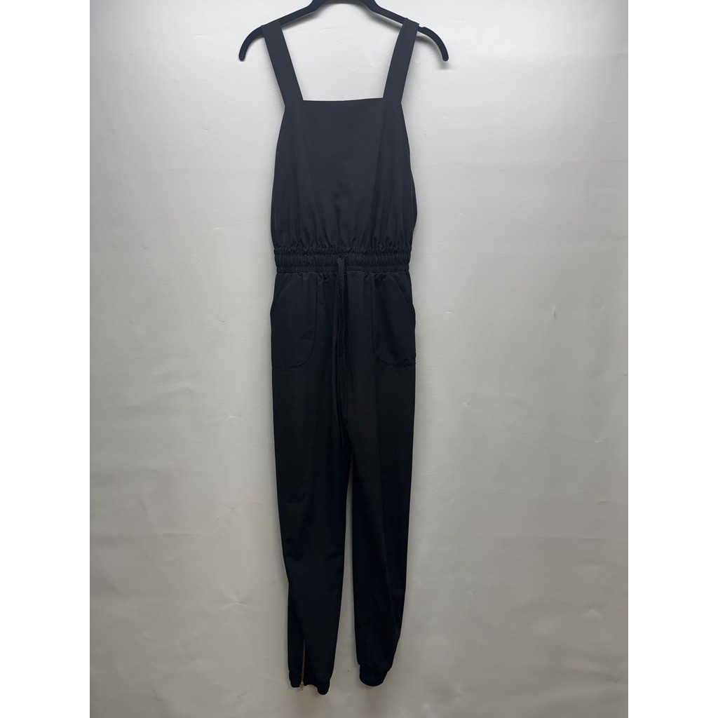 Albion Jetset Jumper Women XS Black Tall Sleeveless Elastic Waist Jogger