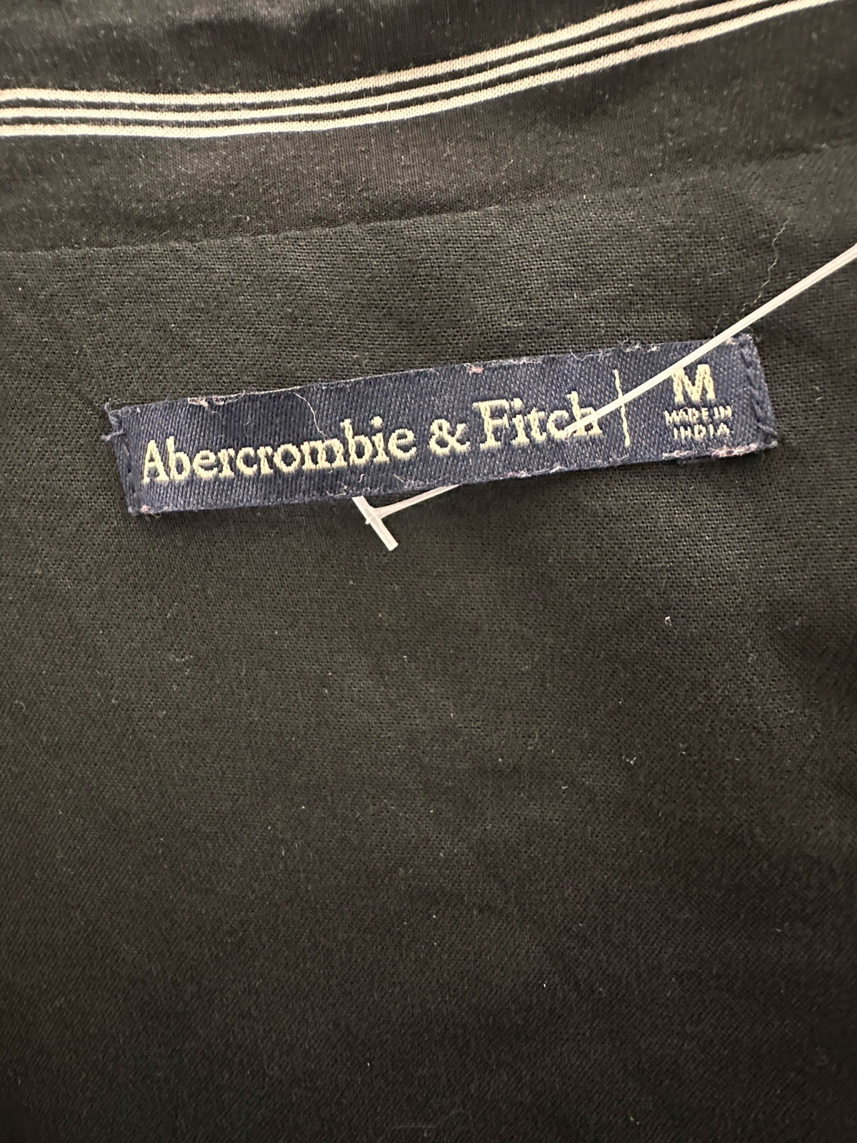Abercrombie & Fitch Black Striped Shorts Romper, Sz: M Preppy Summer