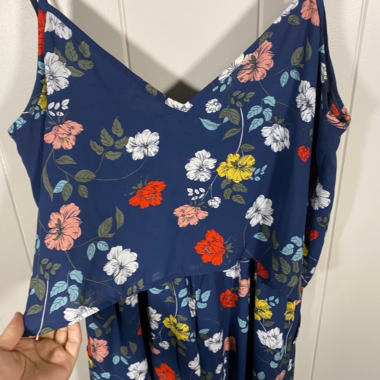 JACK by BB Dakota Floral Print Tie Front Sleeveless Jumpsuit – Size M