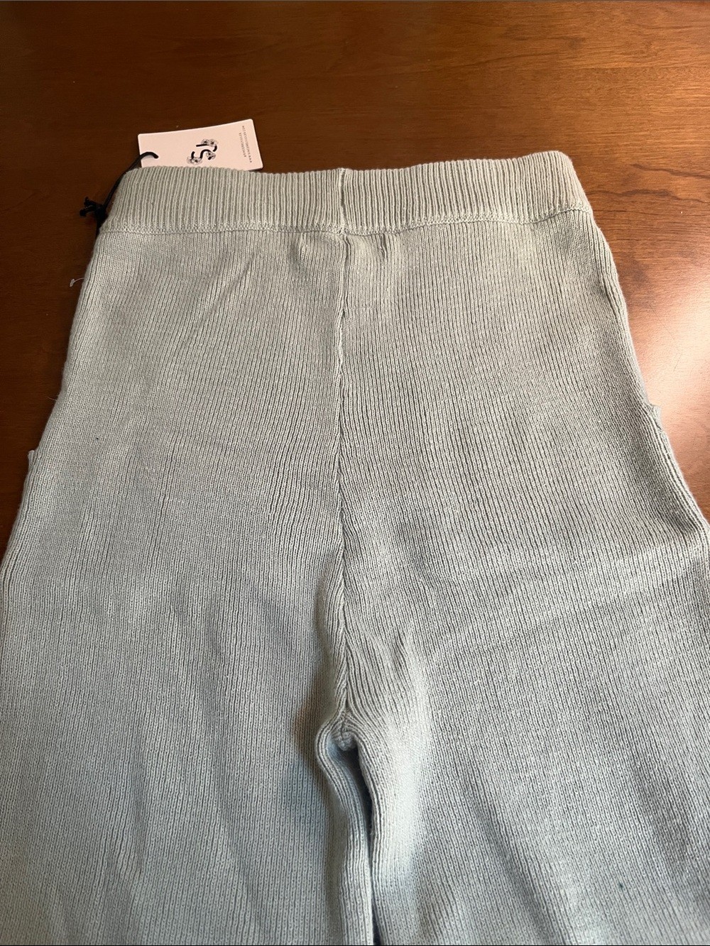 NWT Sincerly Jules Knit Pants Leggings in Light Sage Green XS