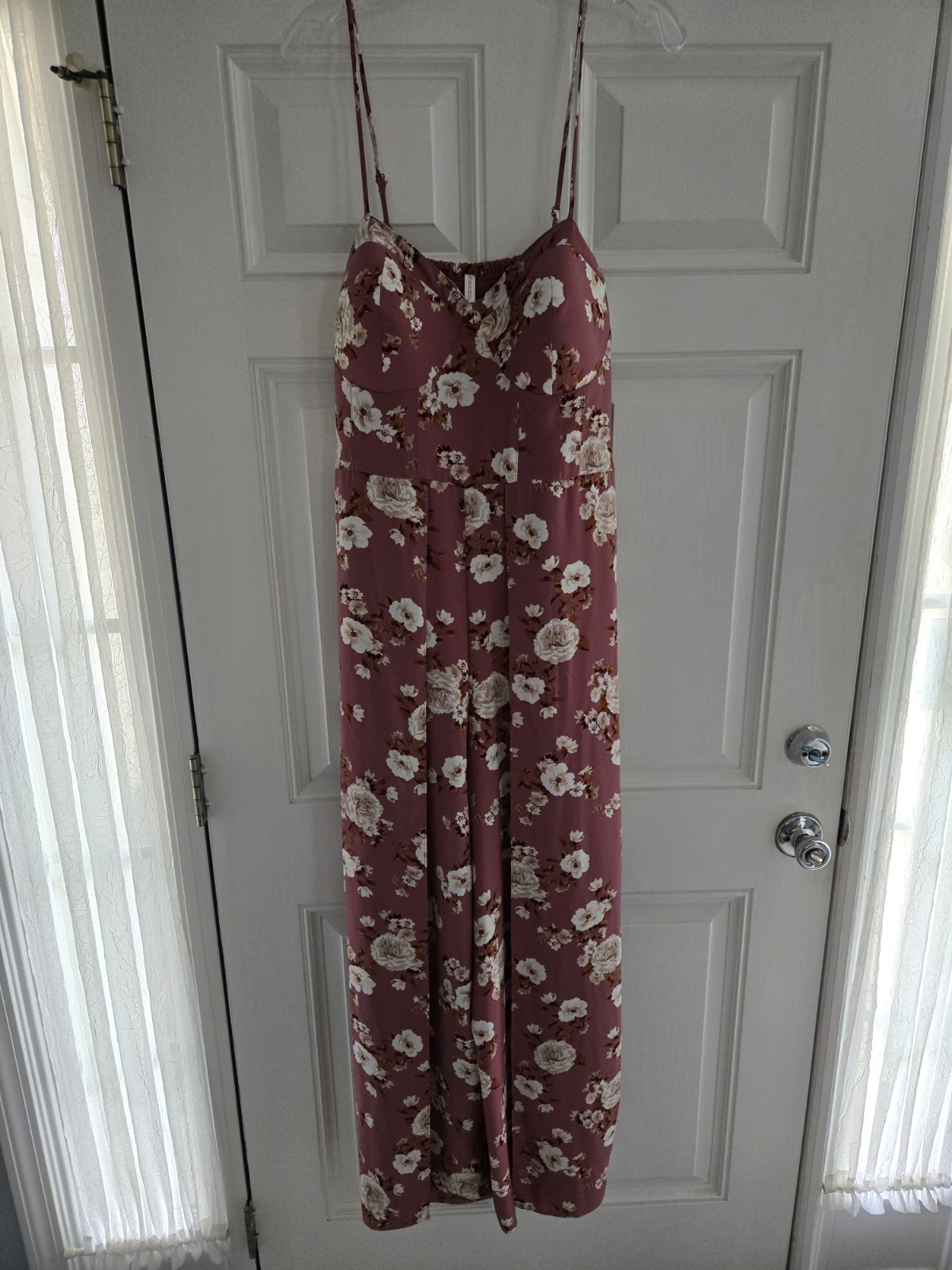EUC Xhilaration Size XXL Women’s Jumpsuit Romper Fits 14/16 Plus Trendy w/bra