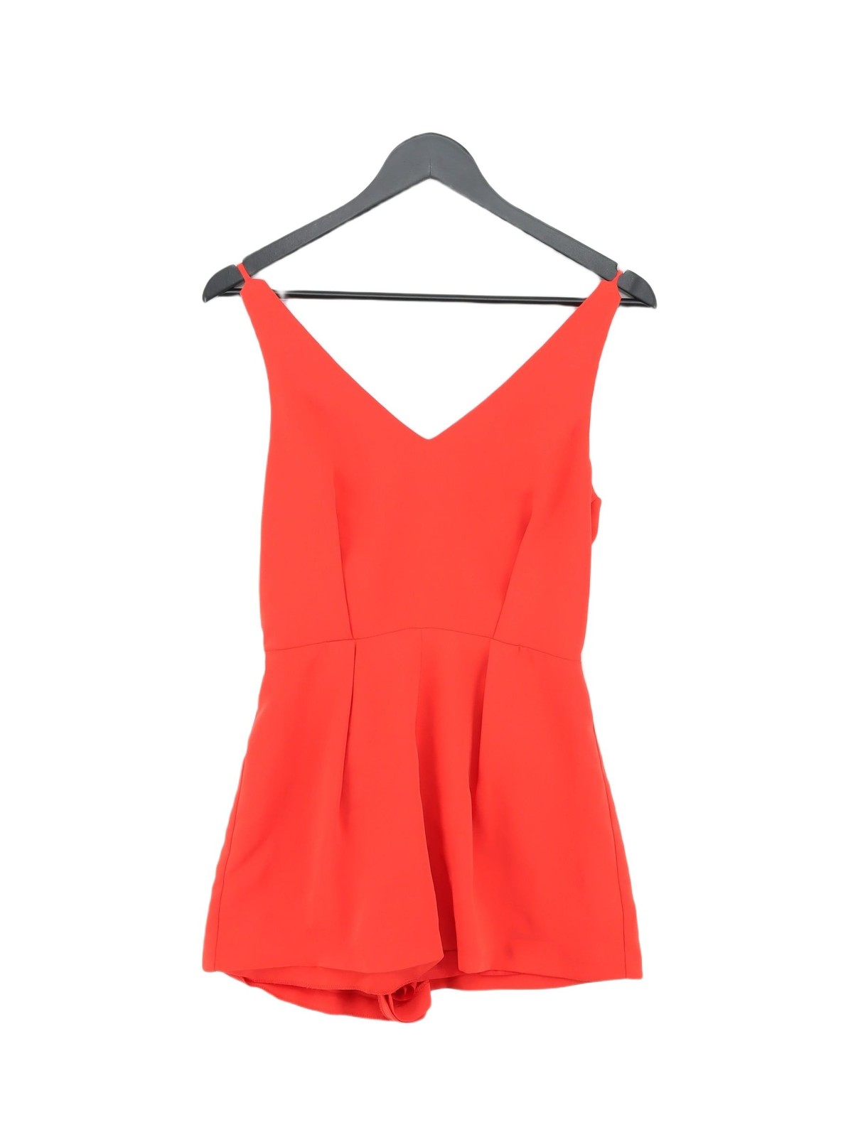 Topshop Women’s Playsuit UK 6 Red Polyester with Cotton, Nylon Playsuit