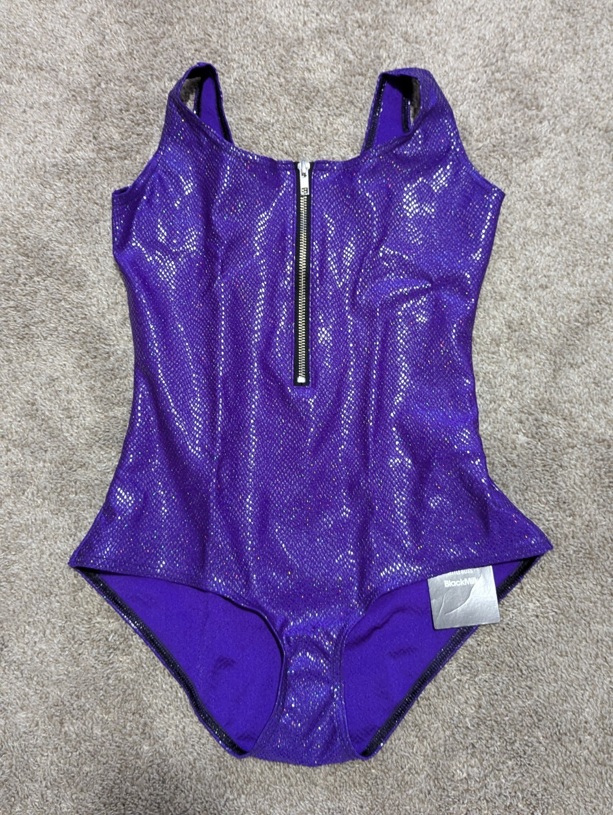 BlackMilk Pixie Dust Purple Zip Suit. Size M Medium NWT