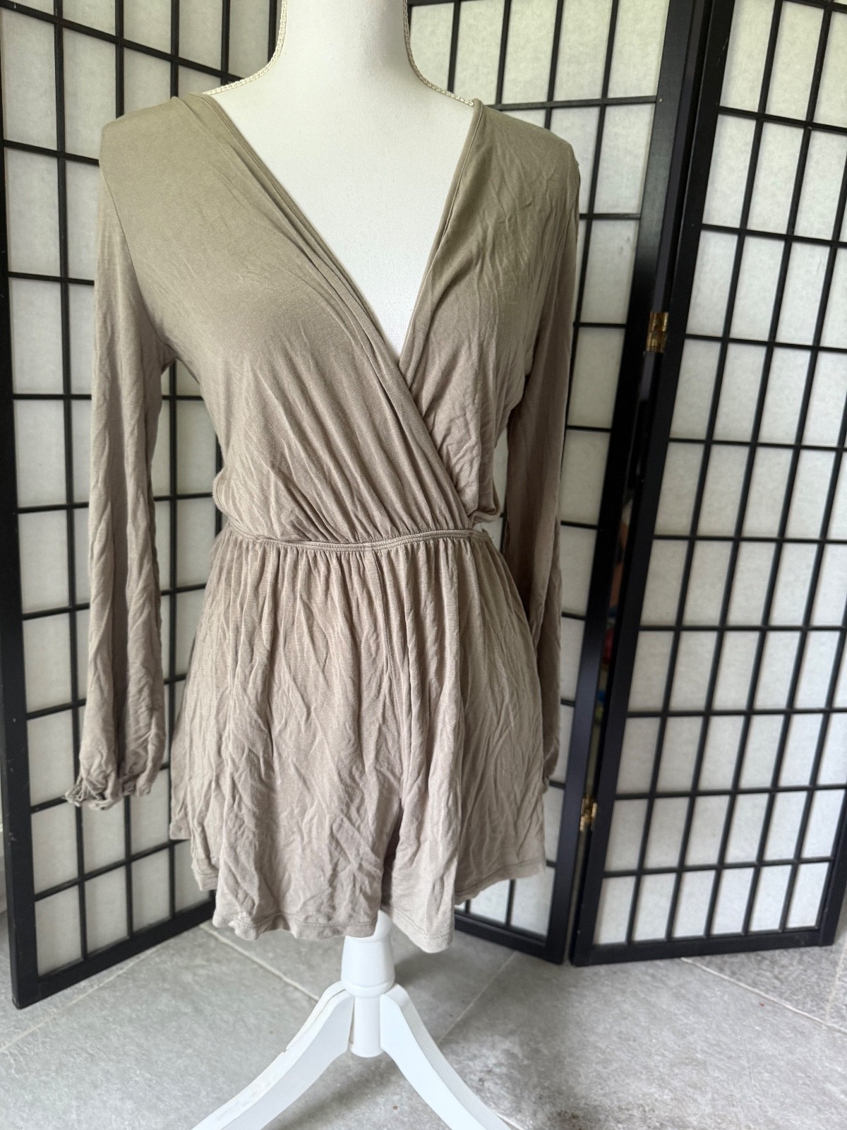 Mikey And Joey Medium Romper Boho Cut sides Stretch Comfy