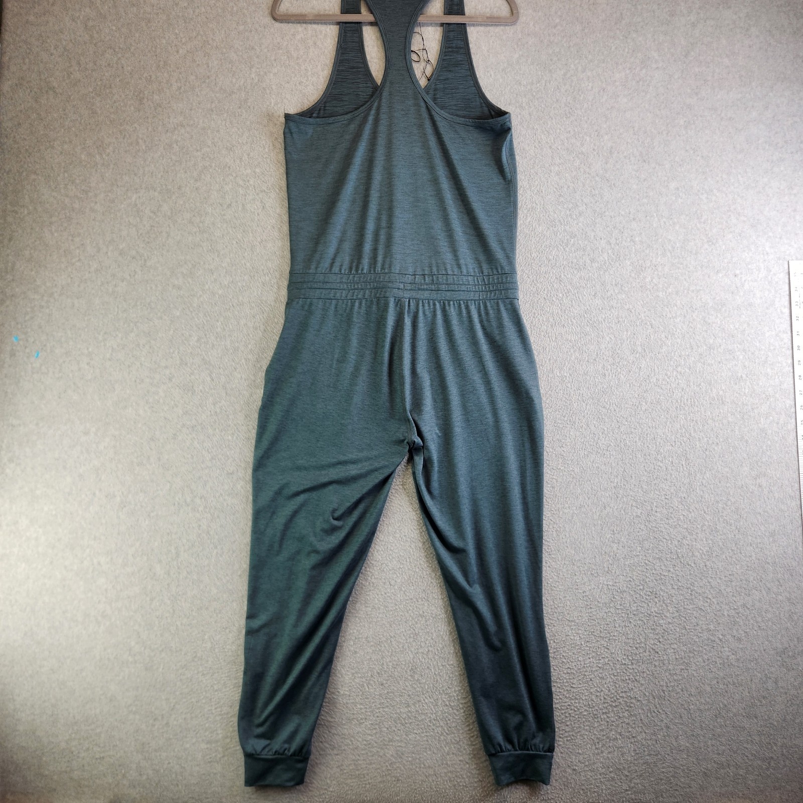 Vuori Jumpsuit Womens S Blue Lux Classic Tank Romper DreamKnit Jogger Leg