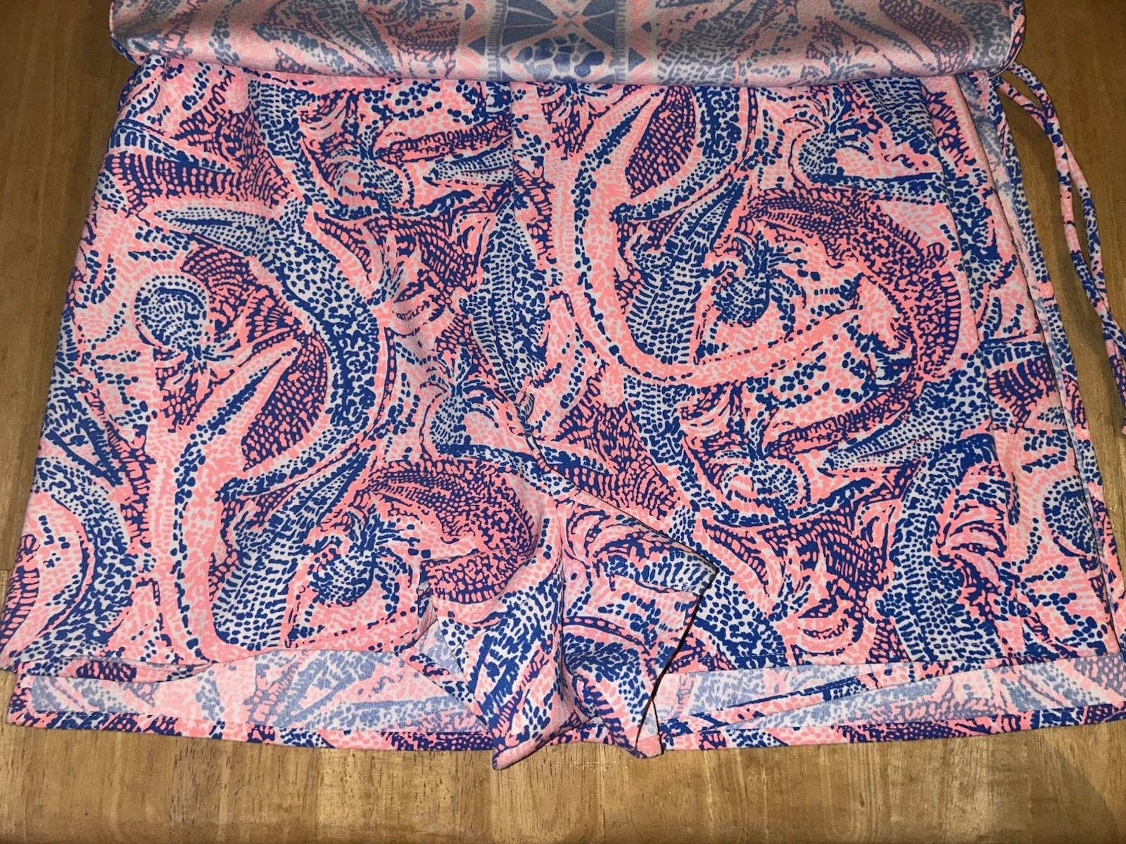 Lilly Pulitzer woman’s 10 romper shorts dress paisley pink blue white sleeveless