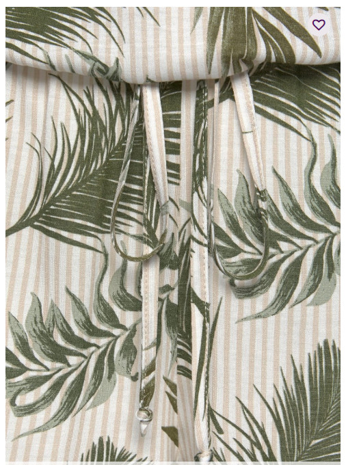 Sleeveless Print Romper – New, Free Ship