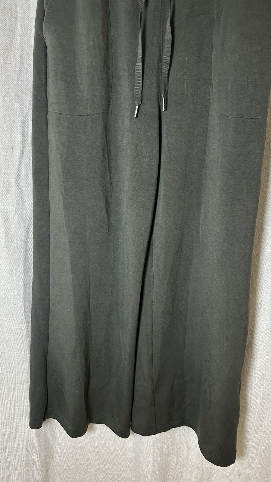 Spanx Airluxe Sleeveless Knit Green Jumpsuit Athleisure One Piece Size XL